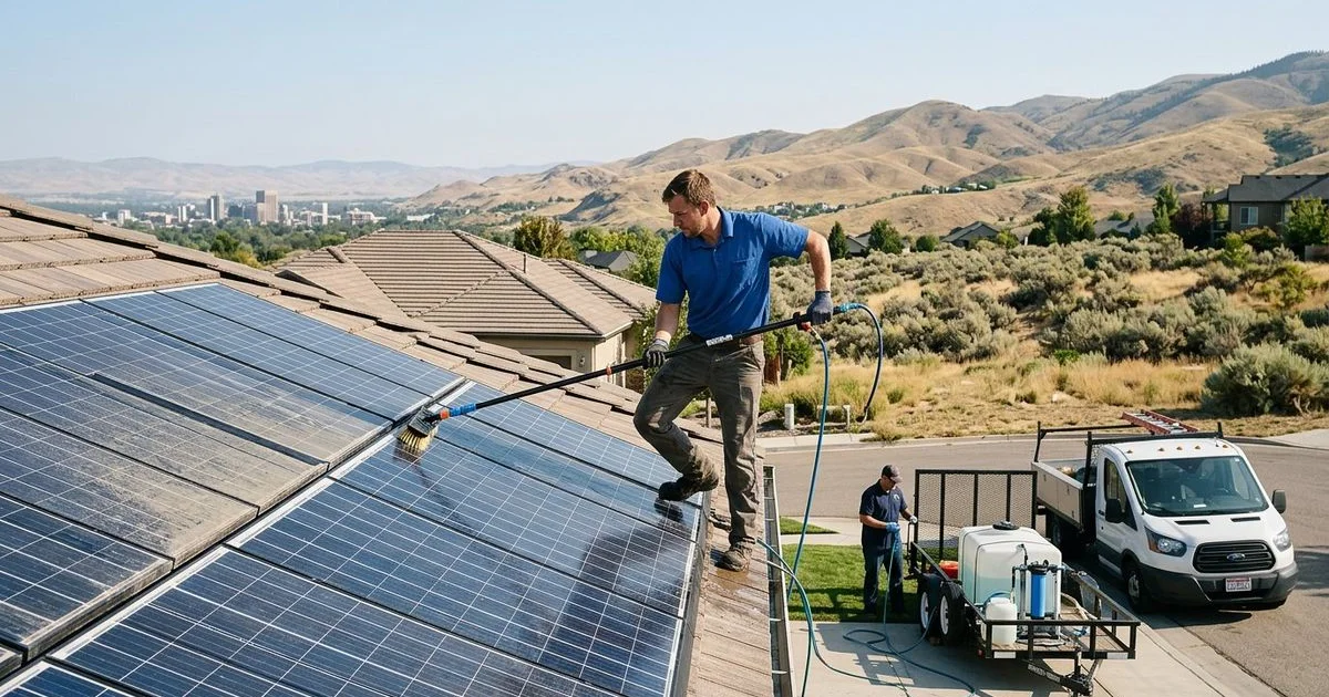 How Much Does Solar Panel Cleaning Cost in Boise?