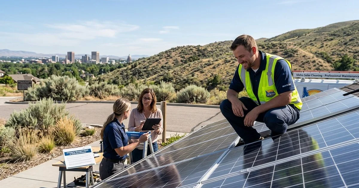 Solar Panel Maintenance for HOAs and Property Managers in Idaho