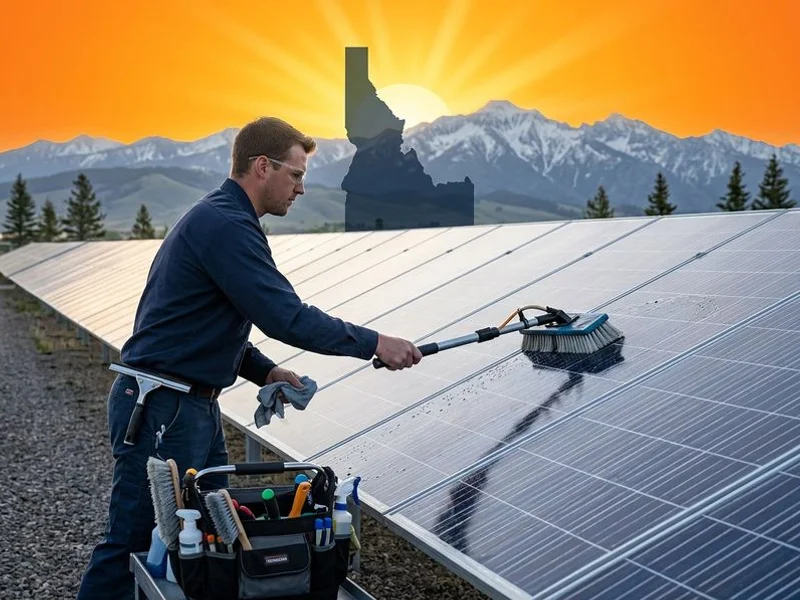 Commercial Solar Panel Cleaning gallery image 2