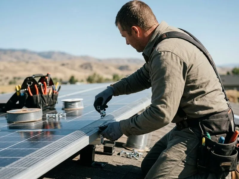 Solar Panel Bird Proofing & Critter Guard gallery image 2