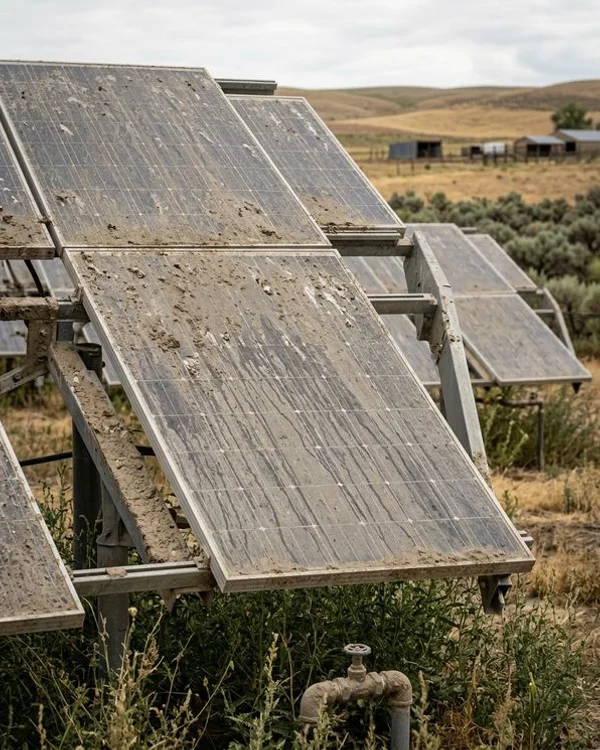 Before Solar Panel Maintenance Program